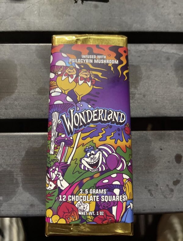 wonderland mushroom chocolate