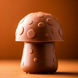 Polka Dot Mushroom Chocolate Bars