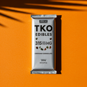 TKO Edibles 315mg chocolate bar