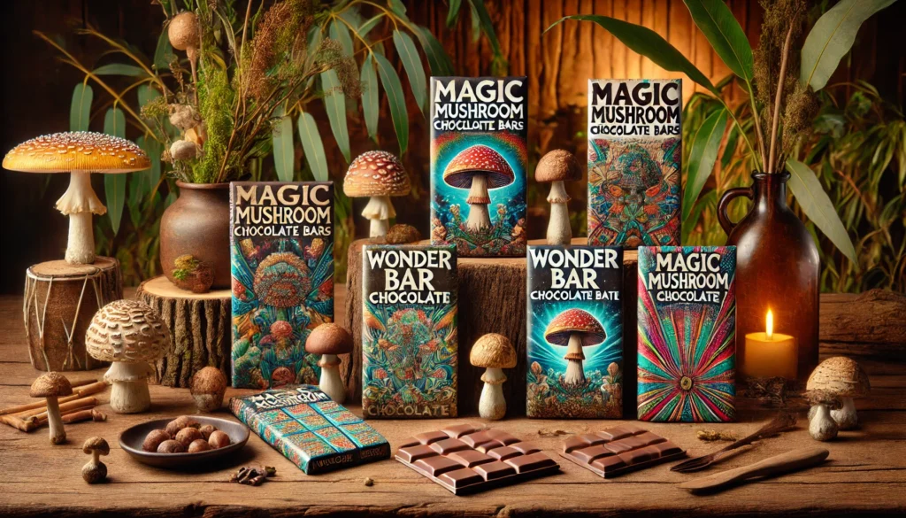 Magic Mushroom Chocolate Bars